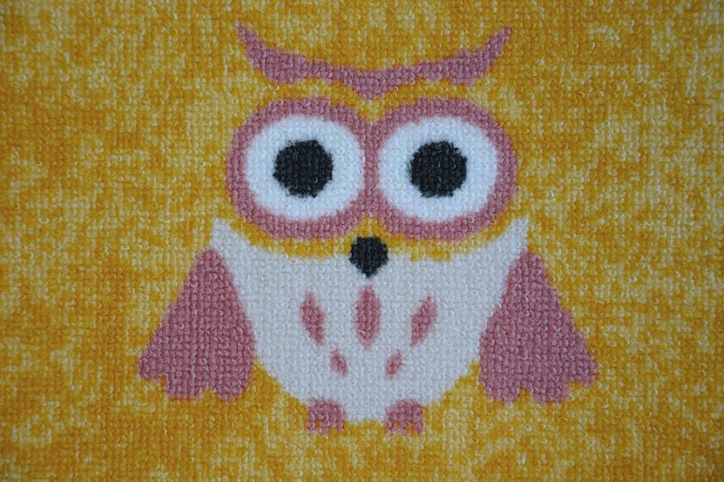 Alfombra infantil OWLS Búhos Buhitos amarillo - Infantiles - A Medida