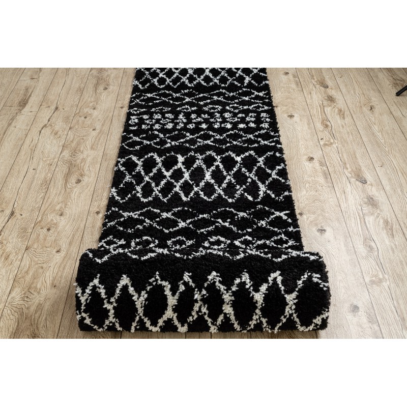 Tapis De Couloir Berbère 260x80 Cm - 100% Laine De Mouton Tissé Main - Maroc