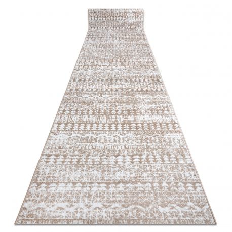 Corredor RETRO HE187 beige / blanco Vintage - Alfombras de pasillo modernas